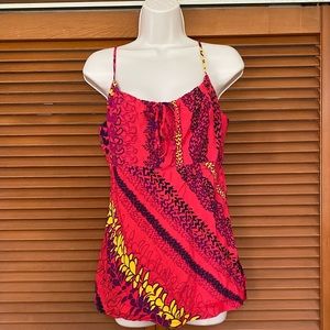 MANUHEALII hawaiian print Top